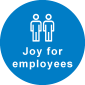 Joy for employees